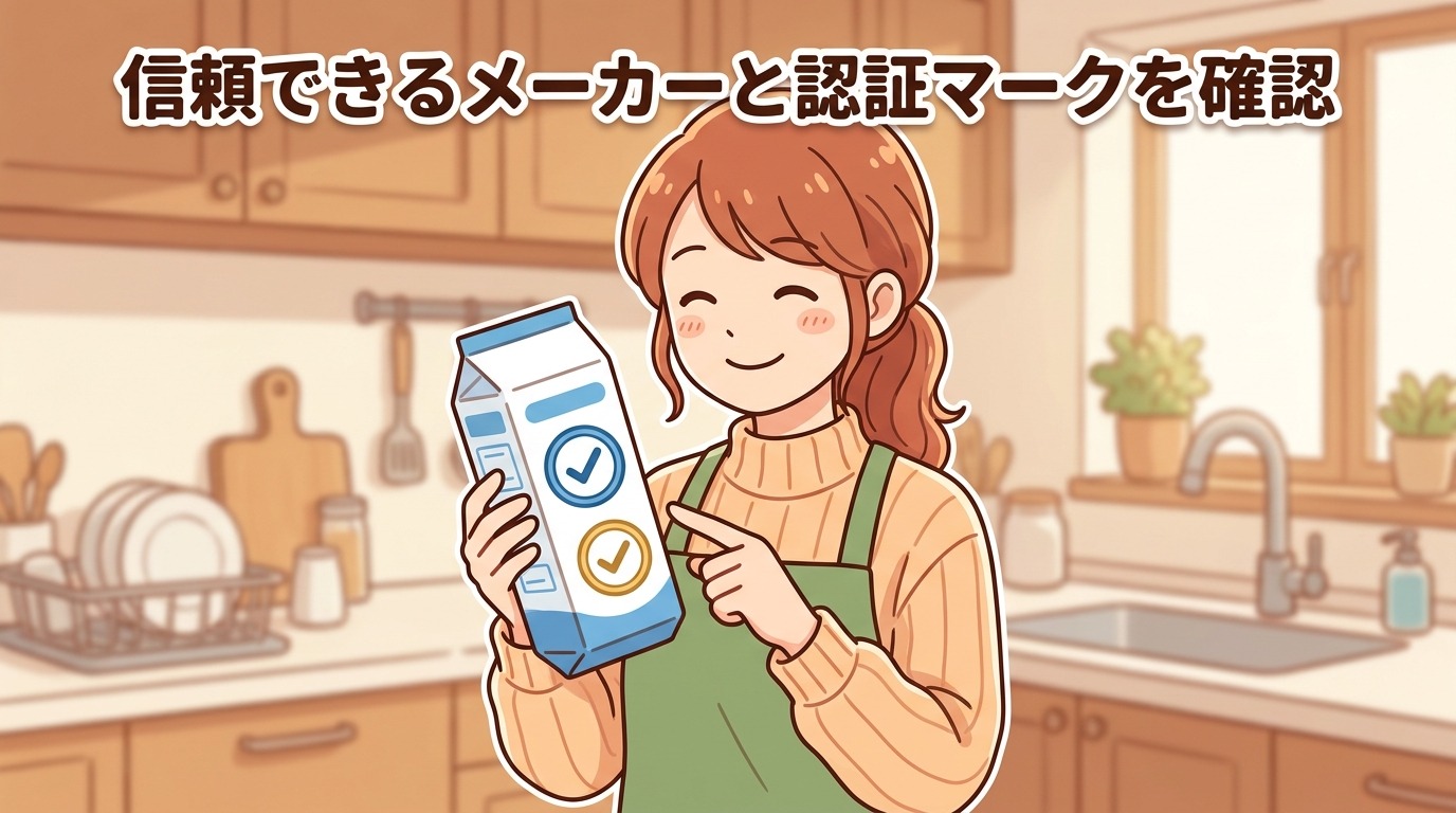 浄水器のメンテナンスをする女性の画像