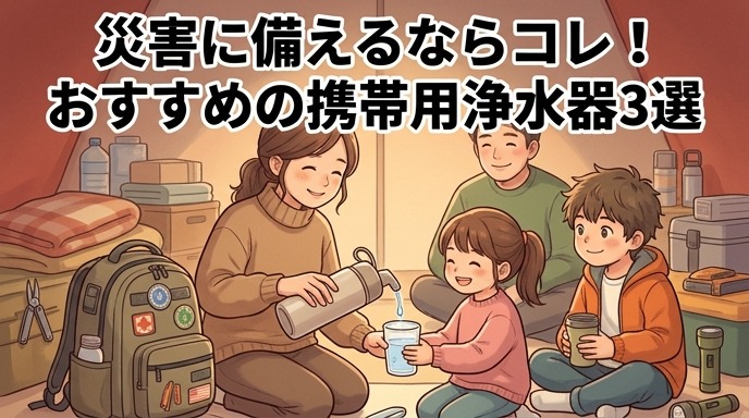 おすすめの浄水器を使用している画像
