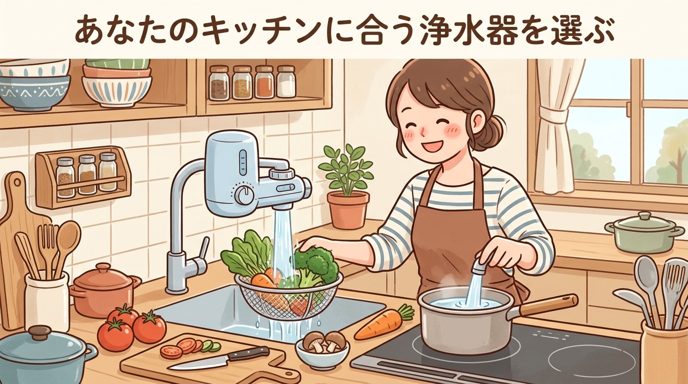 キッチンで料理をしているシーンの画像