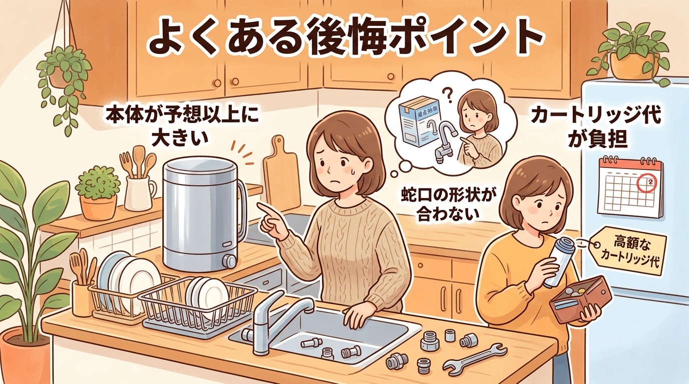 後悔・デメリットを考える人のイメージ画像
